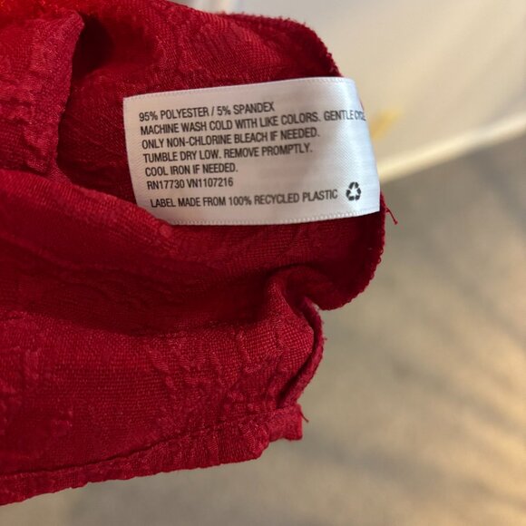 Ava & Viv Red Tiered Dress - Picture 5 of 5